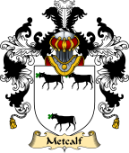 Irish Family Coat of Arms (v.25) Metcalf or Medcalf