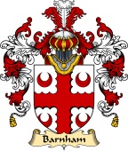 English Family Coat of Arms (v.25) Barnham