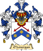 Irish Family Coat of Arms (v.25) O'Lonergan