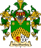 Irish Family Coat of Arms (v.25) MacShanley