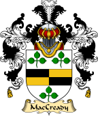 Irish Family Coat of Arms (v.25) MacCready