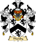 English Family Coat of Arms (v.25) Thursby