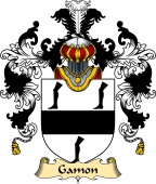 English Family Coat of Arms (v.25) Gambon or Gamon