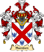 English Family Coat of Arms (v.25) Hamden or Hampden