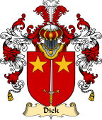 Irish Family Coat of Arms (v.25) Dick