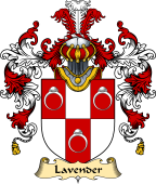 English Family Coat of Arms (v.25) Lavender