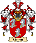 Irish Family Coat of Arms (v.25) Minnitt