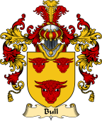 English Family Coat of Arms (v.25) Bull