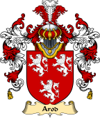 Welsh Family Coat of Arms (v.25) Arod (ap Owain ab Edwin ap Gronwy)