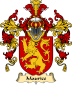 English Family Coat of Arms (v.25) Maurice or Morrice (Wales)