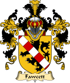 English Family Coat of Arms (v.25) Fawcett