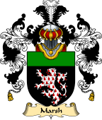 Welsh Family Coat of Arms (v.25) Marsh (of Flint)