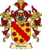 English Family Coat of Arms (v.25) Warner