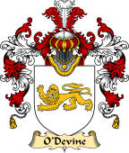 Irish Family Coat of Arms (v.25) O'Duane, O' Devine II