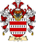 English Family Coat of Arms (v.25) Barbe