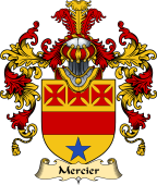 English Family Coat of Arms (v.25) Mercier