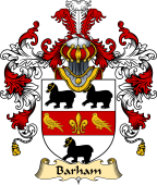 English Family Coat of Arms (v.25) Barham