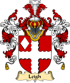 English Family Coat of Arms (v.25) Leigh