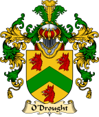 Irish Family Coat of Arms (v.25) O'Drought