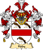 Welsh Family Coat of Arms (v.25) Hoby (of Radnor, Powys)