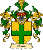 English Family Coat of Arms (v.25) Noone