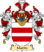 English Family Coat of Arms (v.25) Martin or Martyn