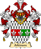 Irish Family Coat of Arms (v.25) Atkinson