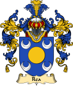 English Family Coat of Arms (v.25) Rea or Ree