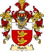 Irish Family Coat of Arms (v.25) Hatch