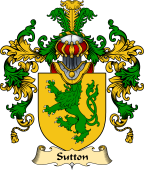 English Family Coat of Arms (v.25) Sutton