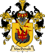 Scottish Family Coat of Arms (v.25) MacDonald (of the Isles)