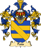 English Family Coat of Arms (v.25) Pott (s)