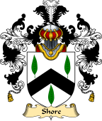 English Family Coat of Arms (v.25) Shore