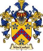 Irish Family Coat of Arms (v.25) MacCusker or Cosker