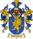 English Family Coat of Arms (v.25) Moreland or Mereland