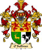 Irish Family Coat of Arms (v.25) O'Sullivan