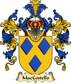 Irish Family Coat of Arms (v.25) MacCostello