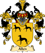 English Family Coat of Arms (v.25) Allen