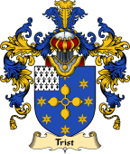 English Family Coat of Arms (v.25) Trist