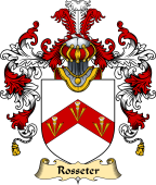 English Family Coat of Arms (v.25) Rosseter