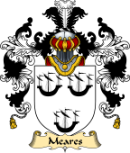 Irish Family Coat of Arms (v.25) Meares or O'Meers