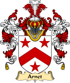 English Family Coat of Arms (v.25) Arnet