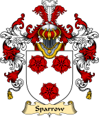 English Family Coat of Arms (v.25) Sparrow