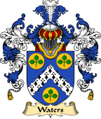 Irish Family Coat of Arms (v.25) Waters or Watters