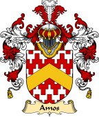 English Family Coat of Arms (v.25) Amos