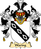 Irish Family Coat of Arms (v.25) Waring