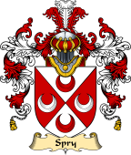 English Family Coat of Arms (v.25) Spry