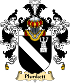 Irish Family Coat of Arms (v.25) Plunkett