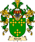 English Family Coat of Arms (v.25) Spratt