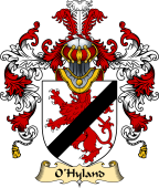 Irish Family Coat of Arms (v.25) O'Hyland or Hayland